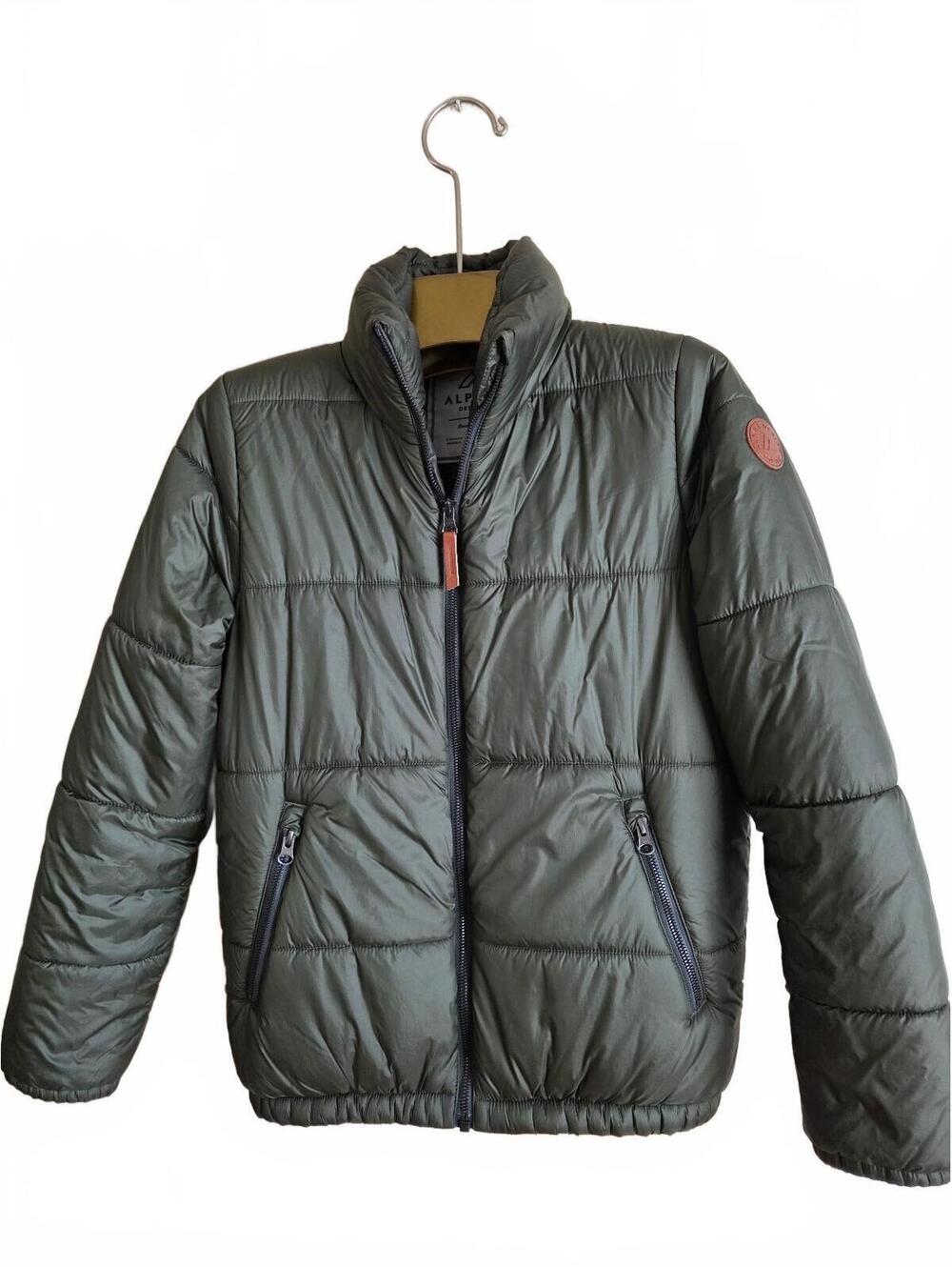 Alpine Design Women's Lightweight Puffer Jacket in Olive Green, Size XS
